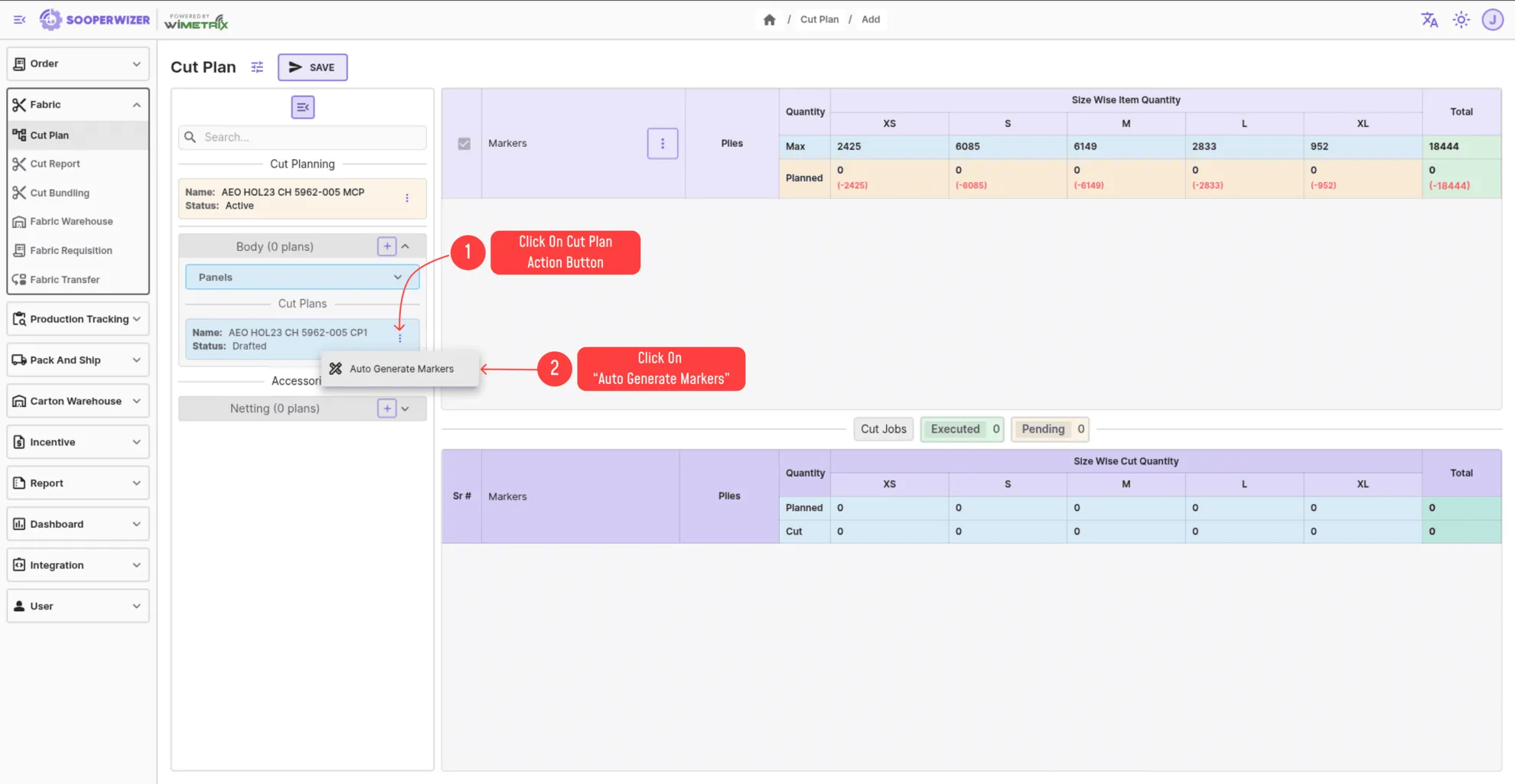 Auto generating Marker 1