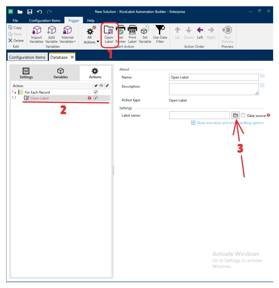 Builder-Action-Screen