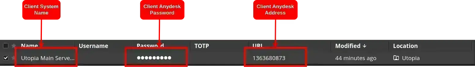 Client Row