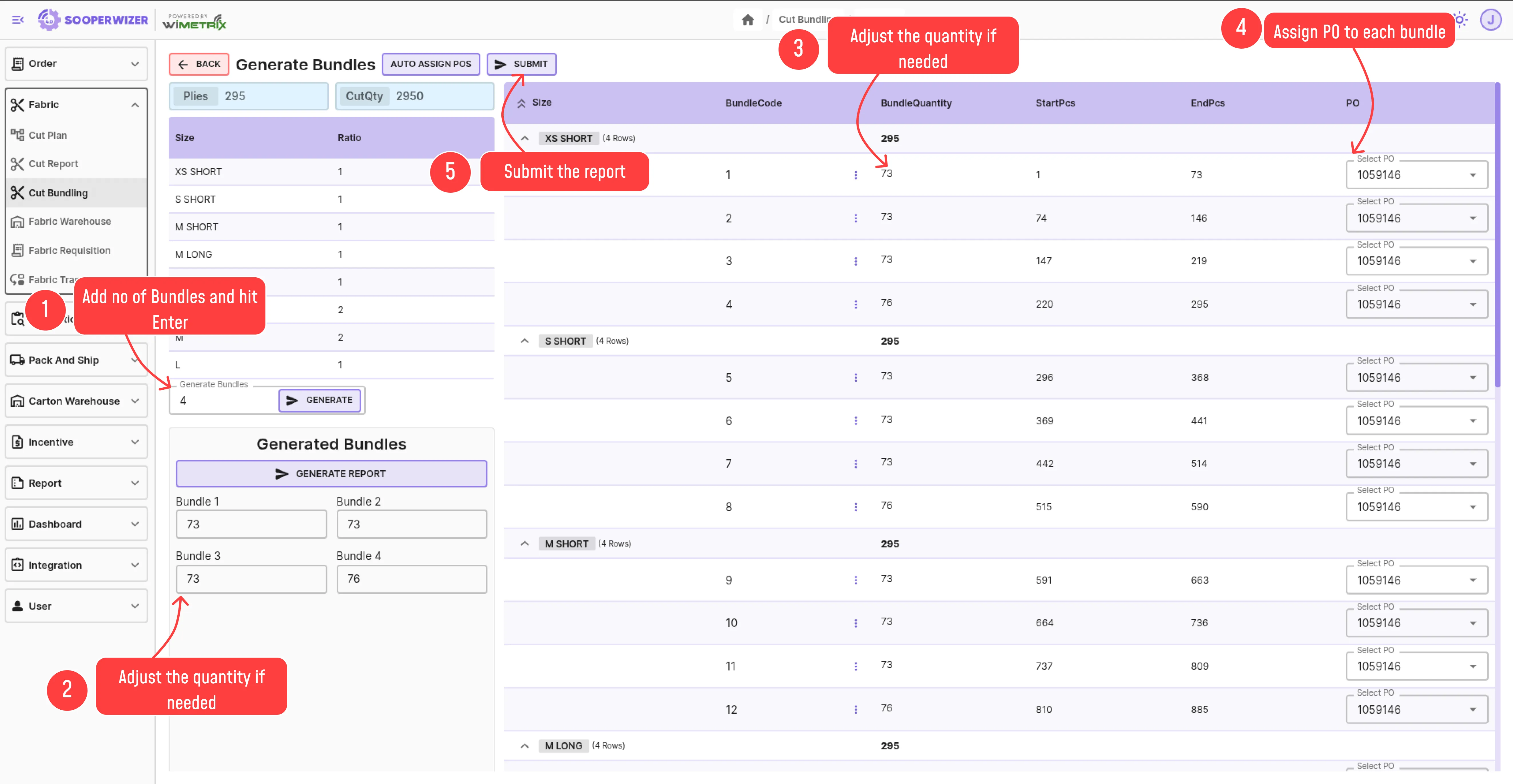 Cut Bundling Screen 4