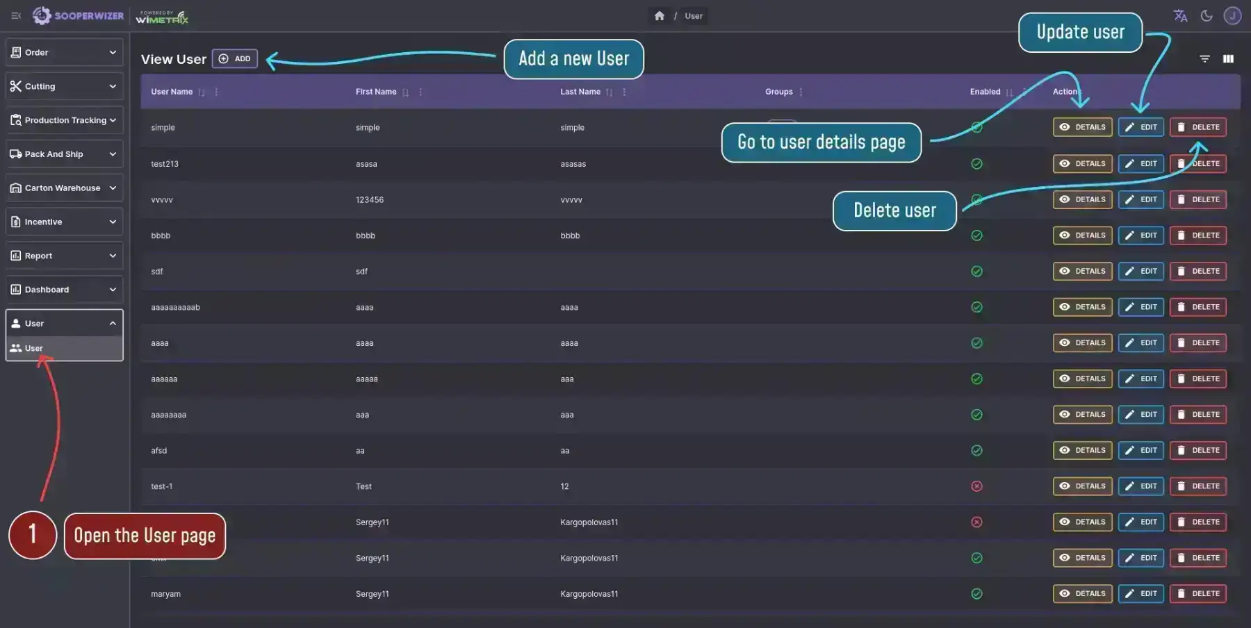 User management 1