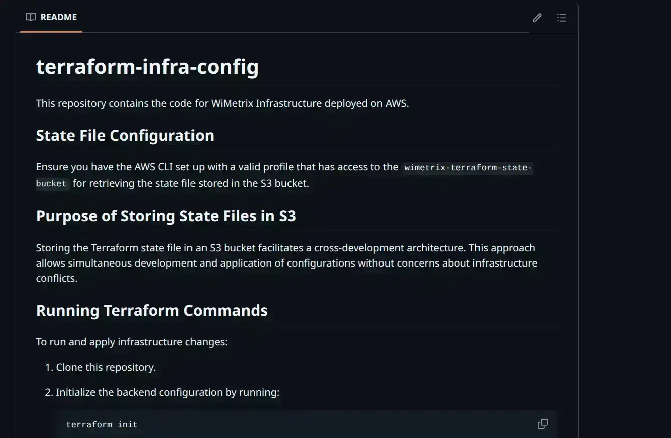 Terraform README