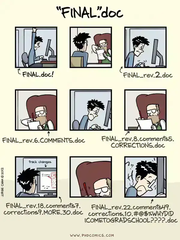 version control comic